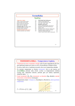 Termofizika za studente Tehnološkog fakulteta (PDF)