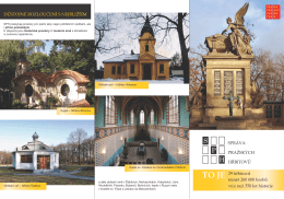 Nabídka – leták - Správa pražských hřbitovů