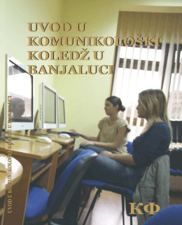 publikacija u pdf - Komunikološki koledž u Banjaluci Kapa Fi