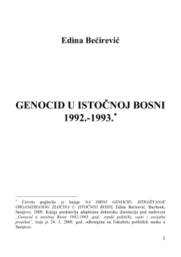 genocid u istočnoj bosni 1992.-1993. - BOSNA MUSLIM