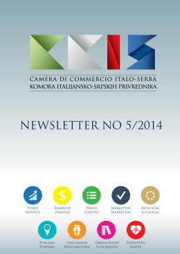 NEWSLETTER NO 5/2014 - Komora italijansko