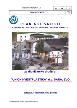 "Unioninvestplastika" d.d. Sarajevo