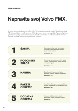Volvo FMX, Specifikacije