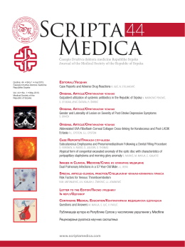 Časopis Društva doktora medicine Republike Srpske Journal of the