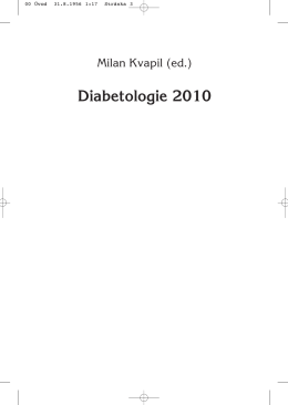 Diabetologie 2010