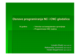 Osnove programiranja NC