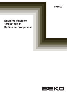 Washing Machine Perilica rublja Mašina za pranje veša