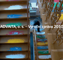 ADVAITA, o. s. – Výroční zpráva 2010