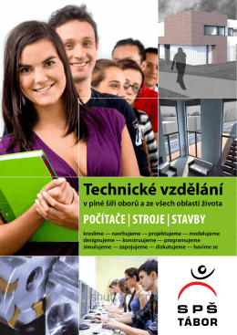Leták - SPŠ Tábor, Technické vzdělání rev. 2013/14 (pdf, 484 kB)