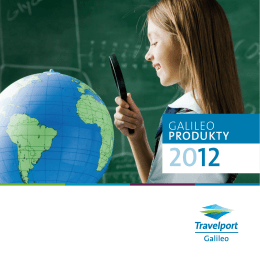 Galileo Produkty 2012 - Travelport Česká republika