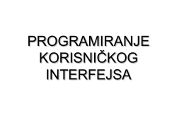 PKI 01.pdf - Programiranje korisničkih interfejsa