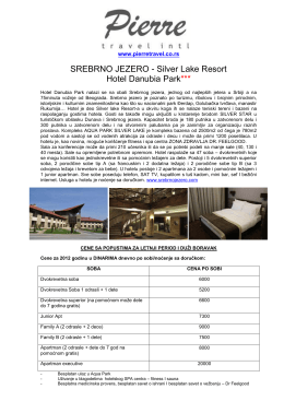 SREBRNO JEZERO - Silver Lake Resort Hotel