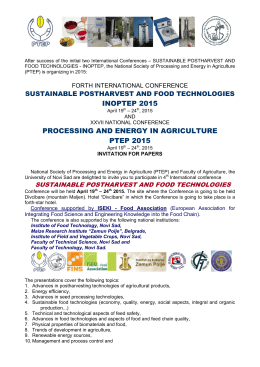 inoptep 2015 processing and energy in agriculture ptep 2015
