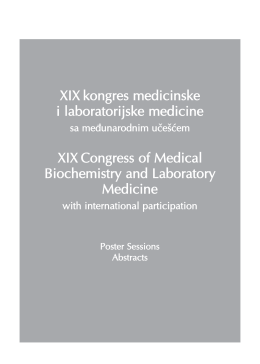 XIX Congress of Medical Biochemistry