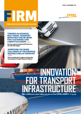 innovation for transport infrastructure