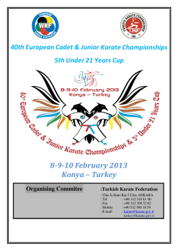 8-9-10 February 2013 Konya – Turkey