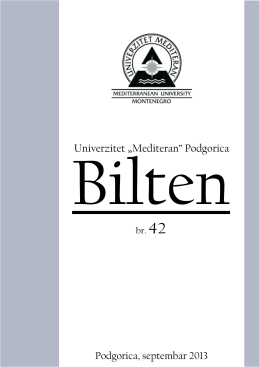 br.42 - Univerzitet Mediteran