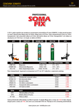 Cenovnik SOMAFIX u .pdf formatu