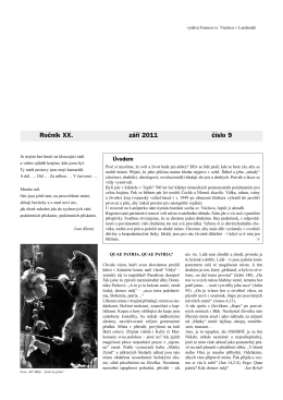 Okénko do farnosti 9/2011 (formát pdf) - Farnost Letohrad