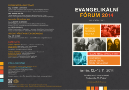 EvangElikální fórum 2014