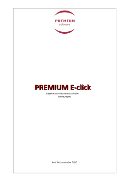 PREMIUM E-click - PREMIUM Software