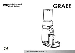 588-GRAEF Młynek do kawy CM 702 - Instrukcja