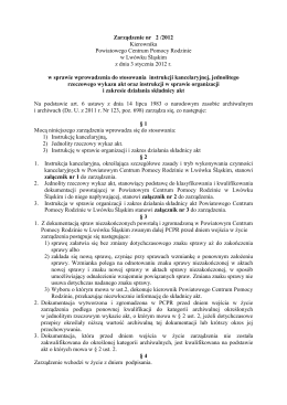 zarządzenie 2-2012.pdf - BIP PCPR Lwówek Śląski