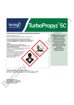 TurboPropyz™ SC Label