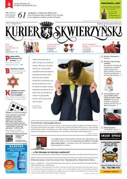 Nr 4| Listopad 2014 - Kurier Skwierzyński