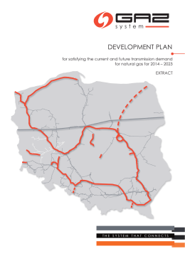 Development Plan for 2014 – 2023 - GAZ
