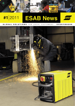 Esab News 2011/1