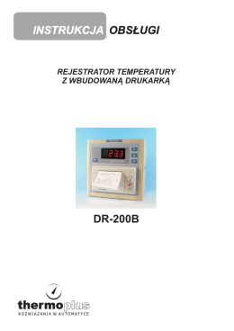 Rejestrator temperatury DR200B