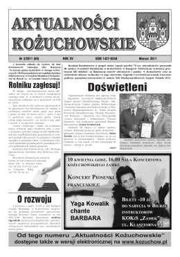 Nr 3/2011 - Oficjalna strona miasta i gminy Kożuchów