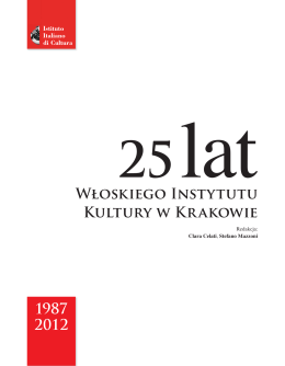 Kliknij tutaj, aby pobrać katalog. - Włoski Instytut Kultury w Krakowie