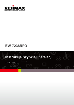 EW-7238RPD Instrukcja Szybkiej Instalacji