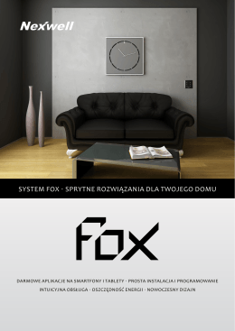 SyStEm Fox • Sprytne rozwiązania dla twojego domu