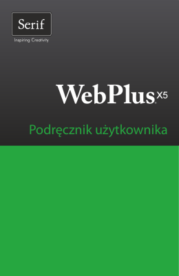 WebPlus X5 — podręcznik użytkownika