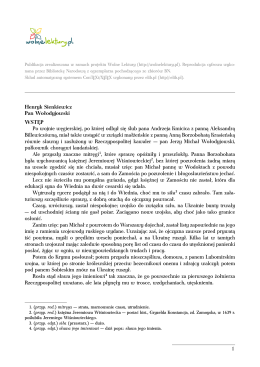 Pan Wołodyjowski - plik pdf