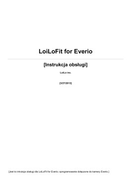 LoiLoFit for Everio