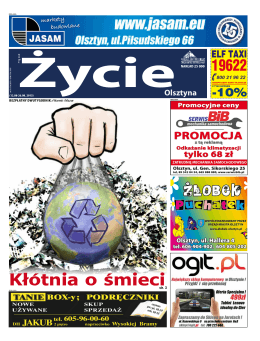 Kłótnia o śmieci - Nowe Życie Olsztyna