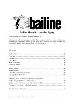 Bailine Maual 01: Analiza figury
