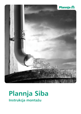 Plannja Siba - instrukcja montażu