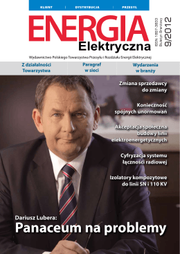 numer 9/2012 - Polskie Towarzystwo Przesyłu i Rozdziału Energii