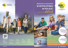 katalog wiosna lato 2015 - Nadwiślańska Agencja Turystyczna