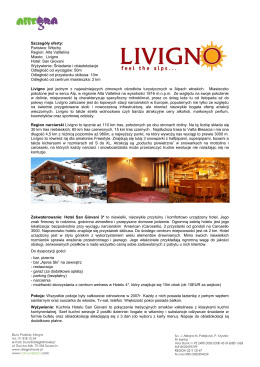 Livigno Hotel: San Giovani Wyżywienie: Śniadanie i obia