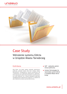 Case Study - Unizeto Technologies