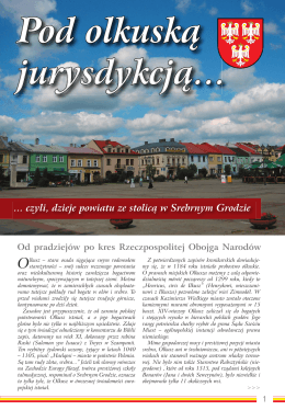 "Pod olkuską jurysdykcją" (pdf, 5.06 MB)