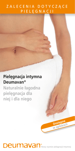 Pielęgnacja intymna Deumavan® Naturalnie