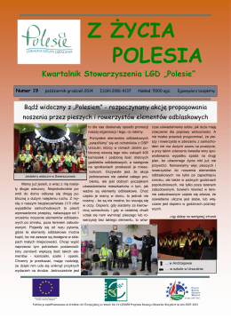Z zycia Polesia-numer 19 - Stowarzyszenie Lokalna Grupa