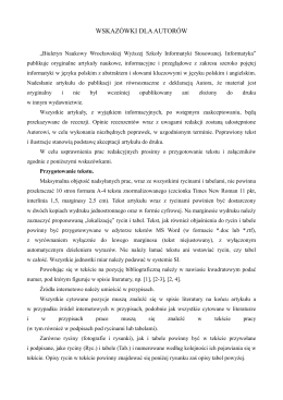 plik pdf - Wydawnictwo Wrocławskiej Wyższej Szkoły Informatyki